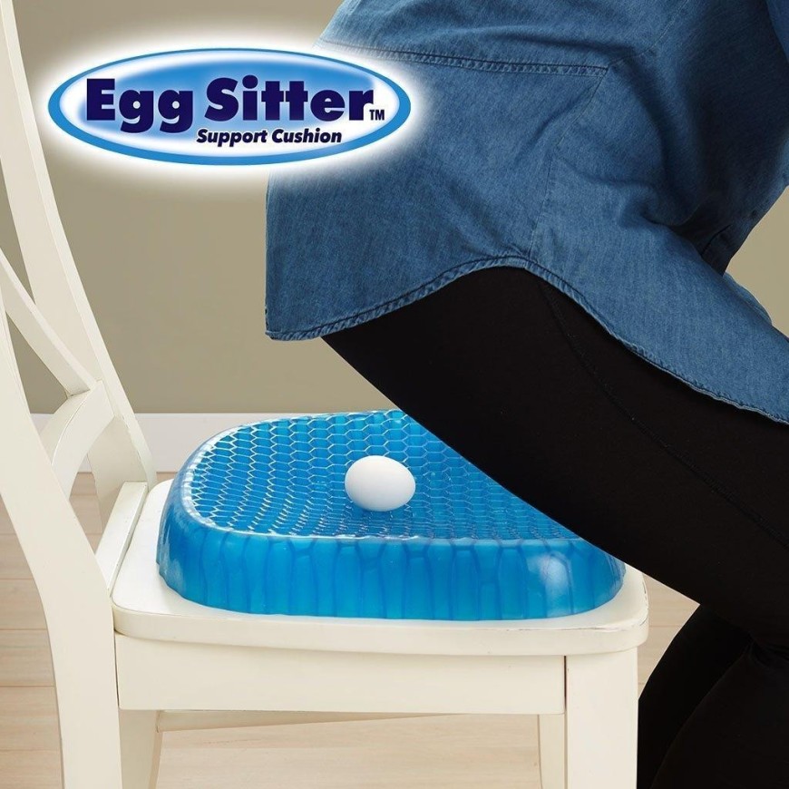 Силиконова ортопедична възглавница за стол или седалка Egg Sitter