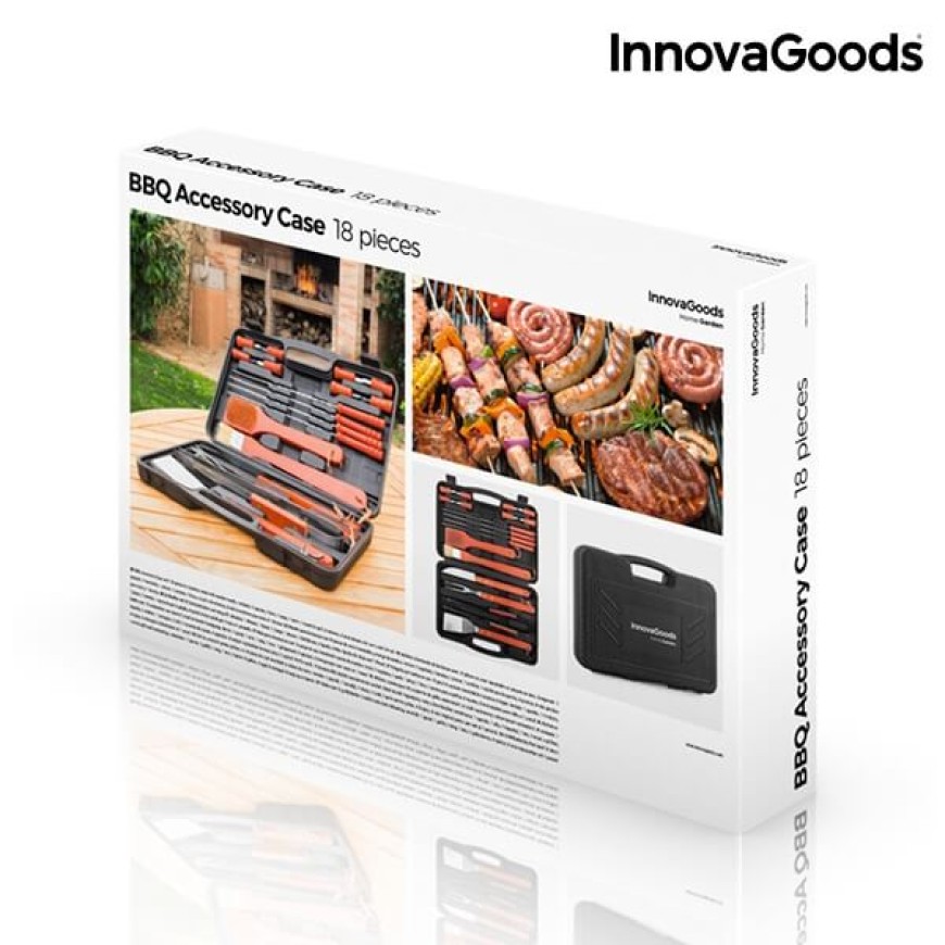 Комплект аксесоари за барбекю в преносим куфар Innovagoods