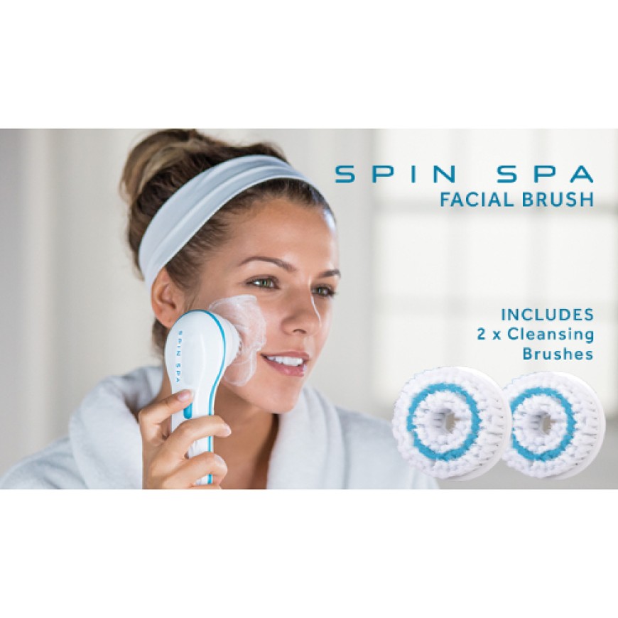 Четка за почистване на кожата на лицето Spin Spa Face Brush