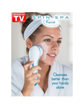 Четка за почистване на кожата на лицето Spin Spa Face Brush