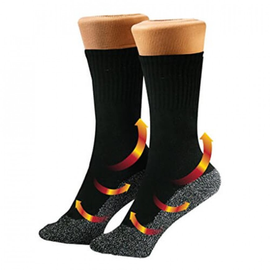 Чорапи за студени крака с алуминиеви нишки и аеро технология