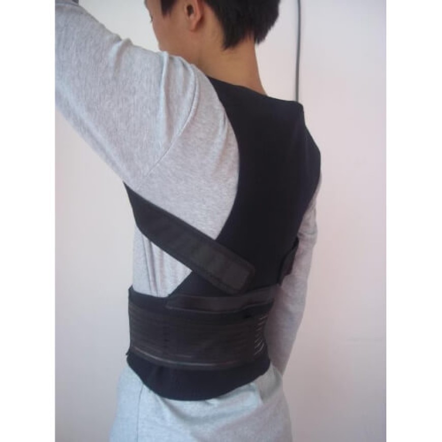 Турмалинов колан за кръста раменете и гърба при болки и схващания