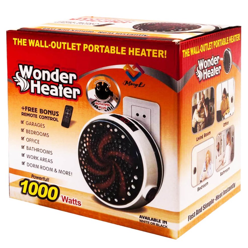 Мощна мини печка духалка Wonder Heater 1000W