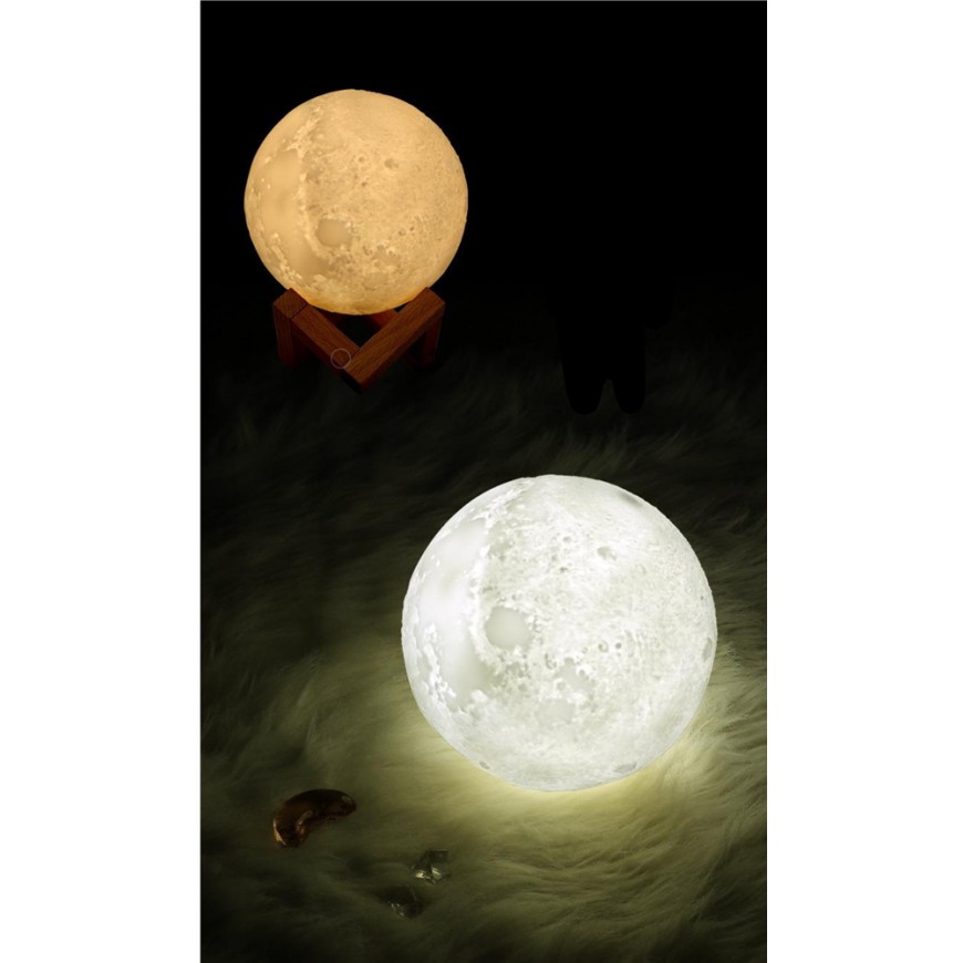 3D арома дифузер и нощна лампа във формата на луна