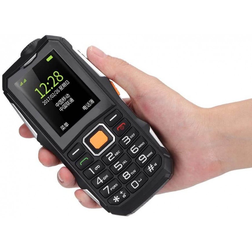 Мобилен телефон Zunate, големи бутони, две сим карти, 2800mAh батерия