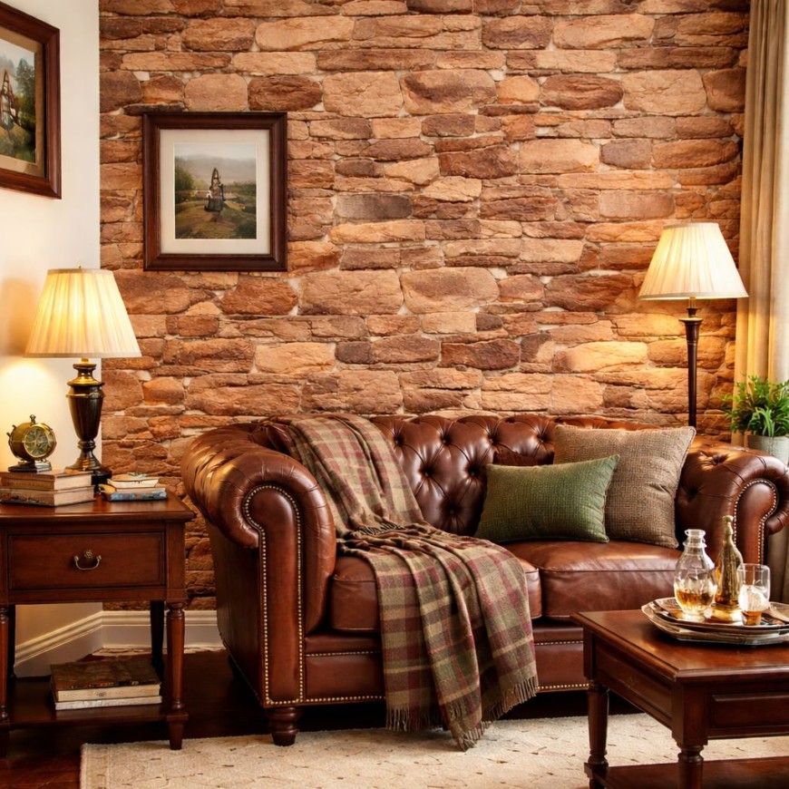 3D тапети тъмно-кафяви камъни C22, самозалепващи, 70 х 77см 3D тапети тъмно-кафяви камъни C22, самозалепващи, 70 х 77см