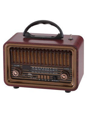 Ретро радио NS-8069BT, Bluetooth, MP3 player, акумулаторна батерия