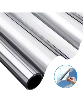 Слънцезащитно UV фолио за прозорци, 5м х 60см, silver