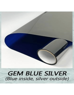 Слънцезащитно UV фолио за прозорци, 5м х 60см, Gem Blue