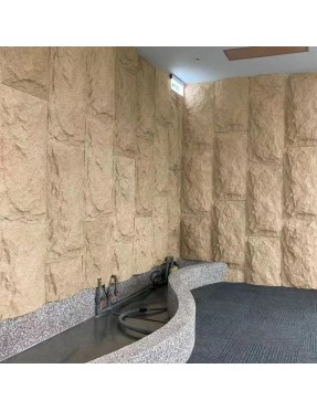 3D декоративни панели PU камък B-7, Golden grain, 60*120*5см