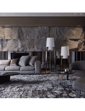 3D декоративен камък PU, B-4 Volcanic Grey, 60*120*5см
