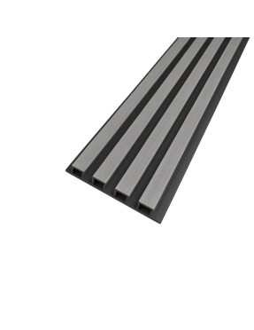 3D декоративни панели за стени и тавани, 260х16см, WPC4, LK1018-Black 3D декоративни панели за стени и тавани, 260х16см, WPC4, LK1018-Black