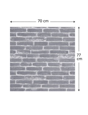 Тапет 3D тухли C8, 70*77см, самозалепващ, релефен