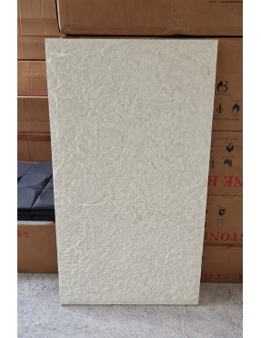 3D декоративен панел камък PU G005, бял, 60*120см