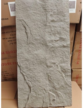 Декоративен панел 3D камък A009, 120*60*3см, PU, Cement Grey