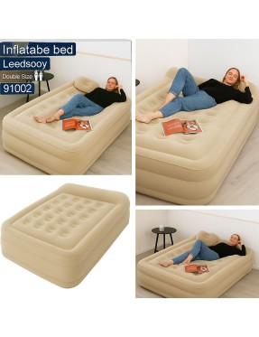 Надуваемо легло 200/150/40см| Leedsooy 91002 – Двоен размер|вградена помпа Надуваемо легло 200/150/40см| Leedsooy 91002 – Двоен размер|вградена помпа