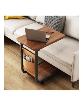 Помощна маса Мира BJ-4, два плота, джоб за съхранение, мобилна, 45*30*65см