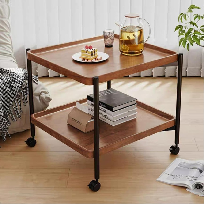 Помощна маса на колела Нова BJ-48, 2 плота 40*40см