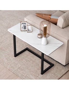 Помощна маса за диван BJ-25| мраморен плот| 65*30см