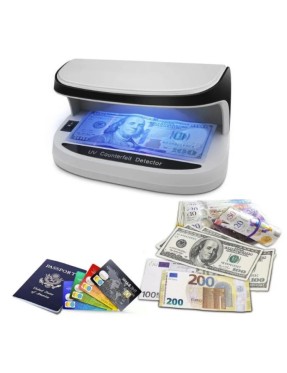 UV детектор за фалшиви банкноти AL-09| преносим| презареждаема батерия