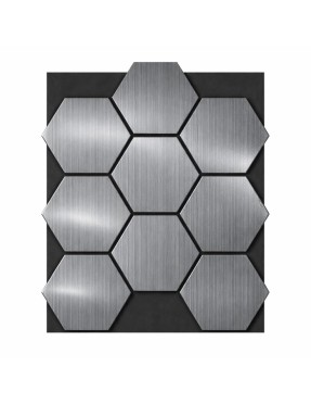 Акустичен панел пчелна пита| Сив дъб| 665/ 815/18мм