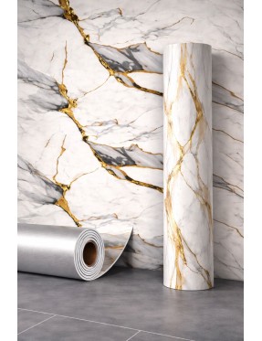 Мраморен 3D самозалепващ ролков тапет T90592D1, 3м*1.2м