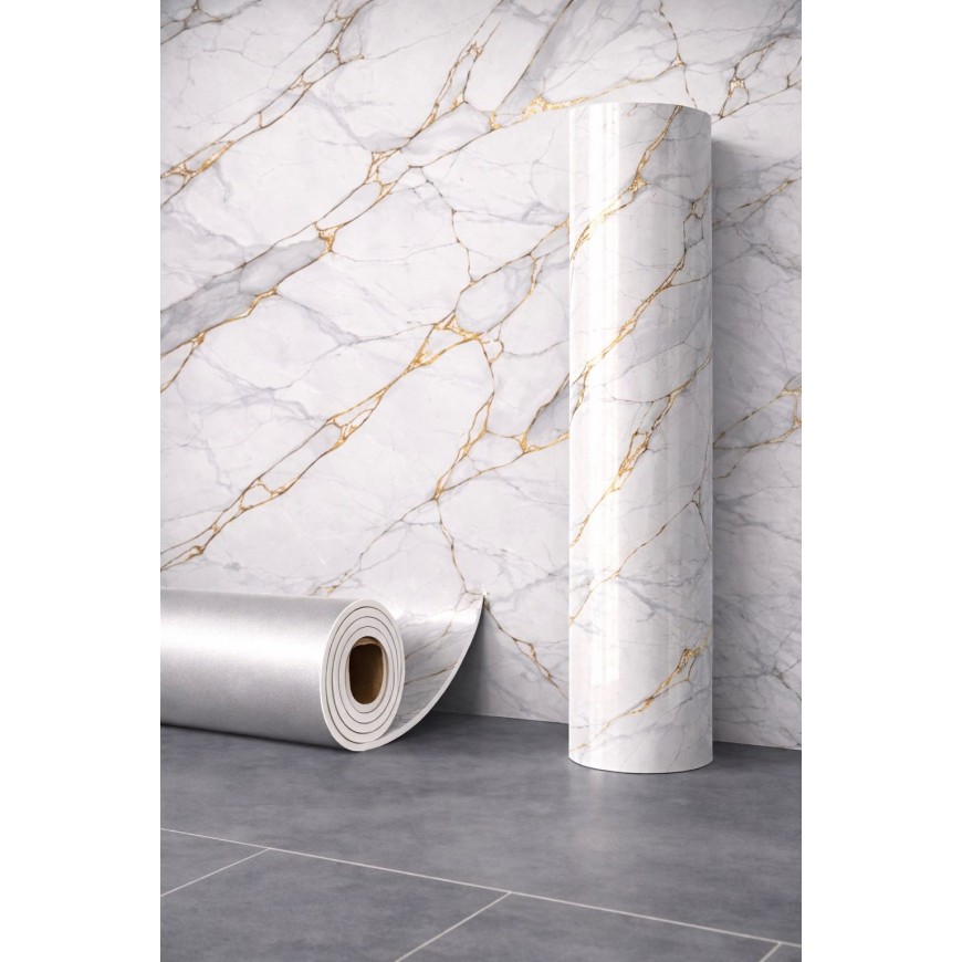 Мраморен 3D самозалепващ ролков тапет MT-248, 3м*1.2м