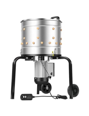 Машина за скубане на пилета, мобилна, 40см барабан