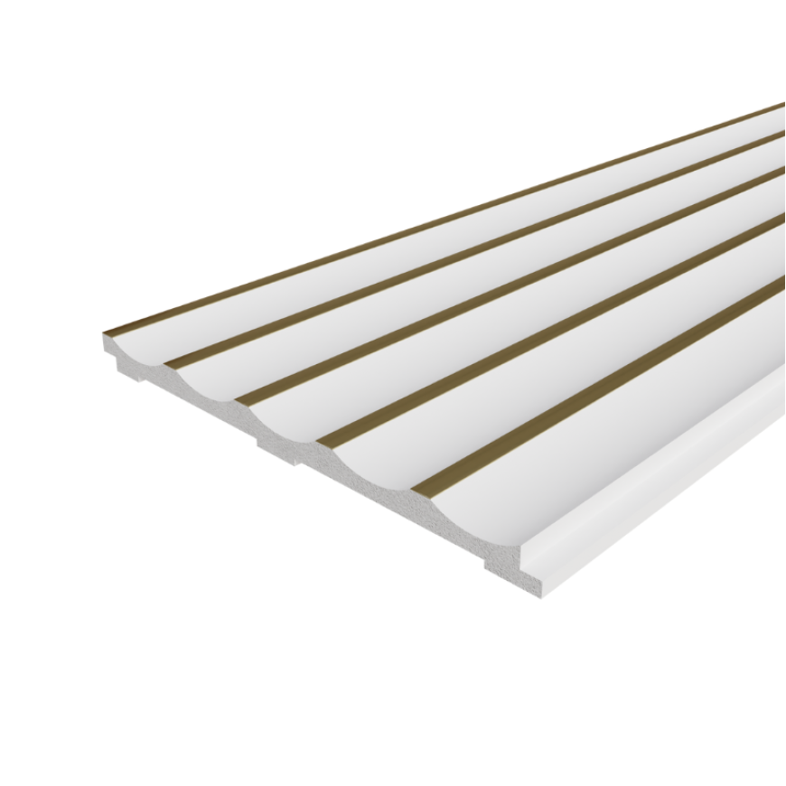 Декоративни стенни PS панели M04-001 |290*15см|бяло-златно Декоративни стенни PS панели M04-001 |290*15см|бяло-златно