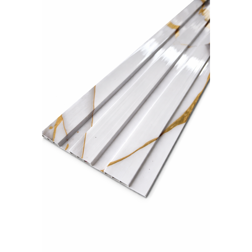 3D декоративен панел, 290х20см WPC4|LJ800| мрамор със златни жилки 3D декоративен панел, 290х20см WPC4|LJ800| мрамор със златни жилки