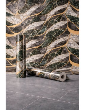 Мраморен 3D самозалепващ ролков панел 90671D1, 3м*1.2м