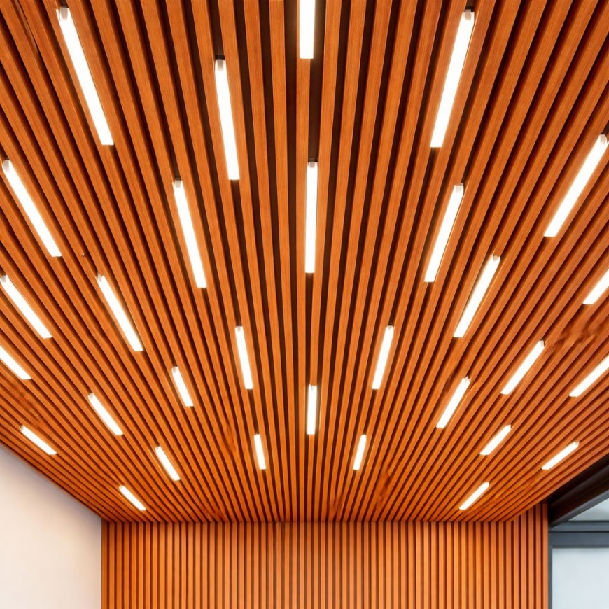 3D декоративни панели за таван Меден дъб 70-1A15, 290х4см, WPC 3D декоративни панели за таван Меден дъб 70-1A15, 290х4см, WPC